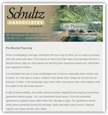 E-Newsletter example